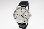 SÅLD - IWC Portuguese Automatic 7 Days, Vit/blå, Servad 2017